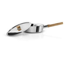 Load image into Gallery viewer, Nordic Kitchen Stainless Steel Sauté Pan with Lid, 24cm
