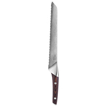 Load image into Gallery viewer, Nordic Kitchen Damascus Bread Knife, 24cm
