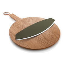Load image into Gallery viewer, Rocking Herb and Pizza Knife - Green Tool
