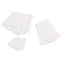 Load image into Gallery viewer, Hemstitch Napkins - Dusty Rose, 25pcs
