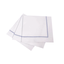 Load image into Gallery viewer, Hemstitch Napkins - Royal Blue, 25pcs
