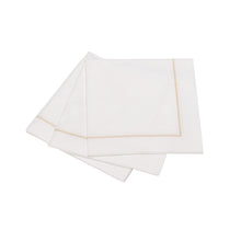 Load image into Gallery viewer, Hemstitch Napkins - Taupe, 25pcs
