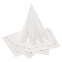 Load image into Gallery viewer, Hemstitch Napkins - Taupe, 25pcs
