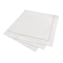 Load image into Gallery viewer, Hemstitch Napkins - Taupe, 25pcs
