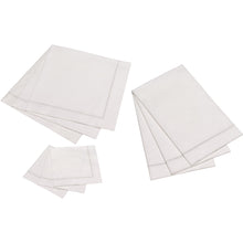 Load image into Gallery viewer, Hemstitch Napkins - Silver Grey
