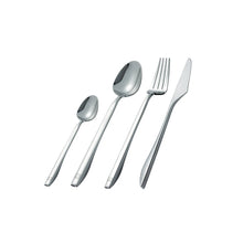 Load image into Gallery viewer, Calligraphy Stainless Steel Flatware Set, 4pc
