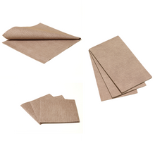 Load image into Gallery viewer, Deluxe Napkins - Mocha Brown, 25pcs

