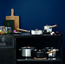 Load image into Gallery viewer, Nordic Kitchen Stainless Steel Sauté Pan with Lid, 24cm

